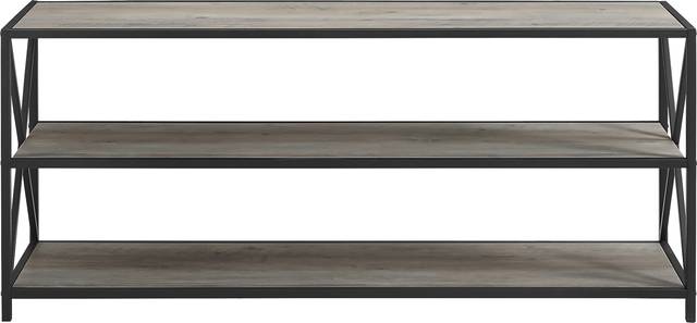 Shelly's Crossing Gray 60 in. Console - Thumbnail - Image 2