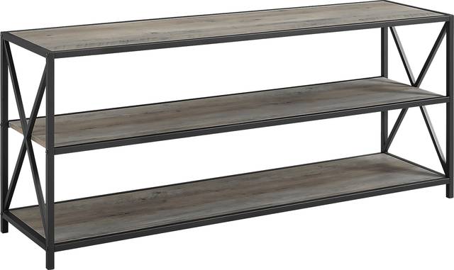 Shelly's Crossing Gray 60 in. Console - Thumbnail - Image 1