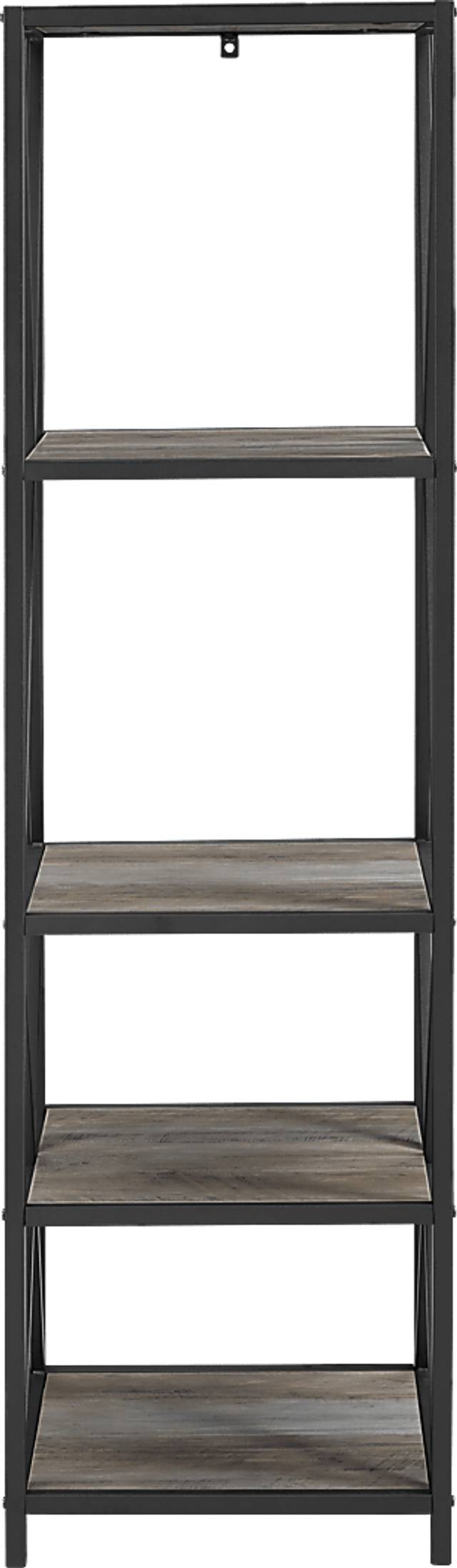 Shelley's Crossing Gray Bookcase - Thumbnail - Image 2