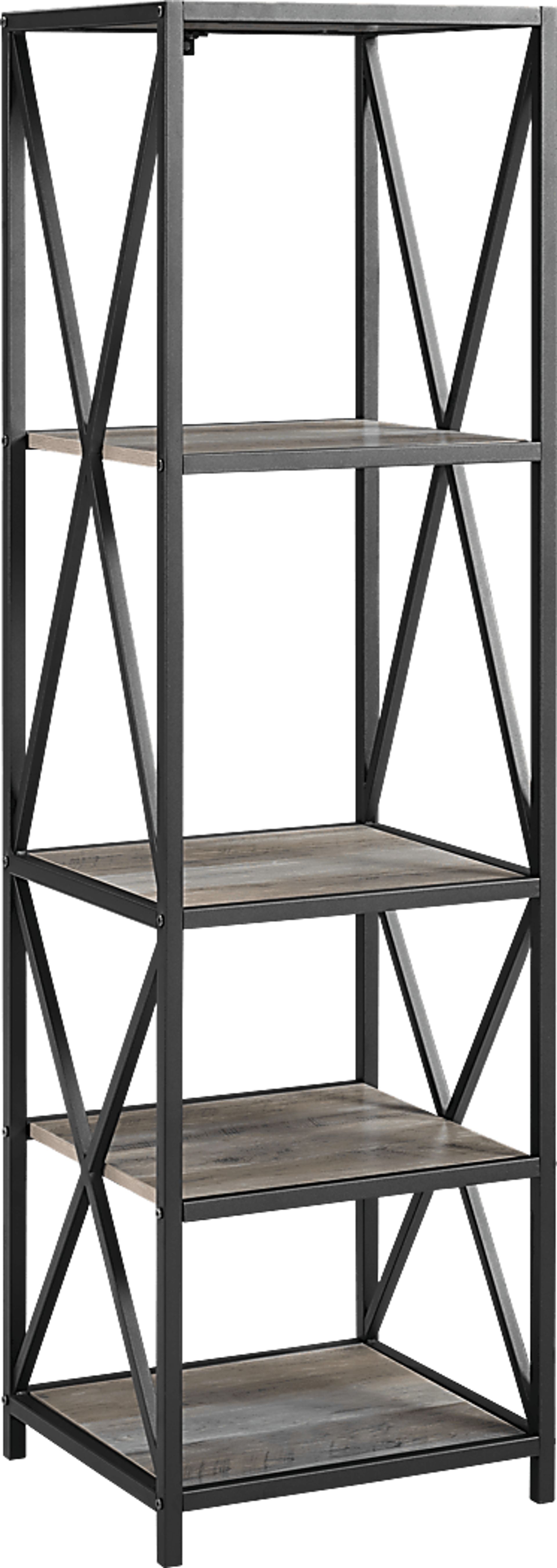 Shelley's Crossing Gray Bookcase - Image 1