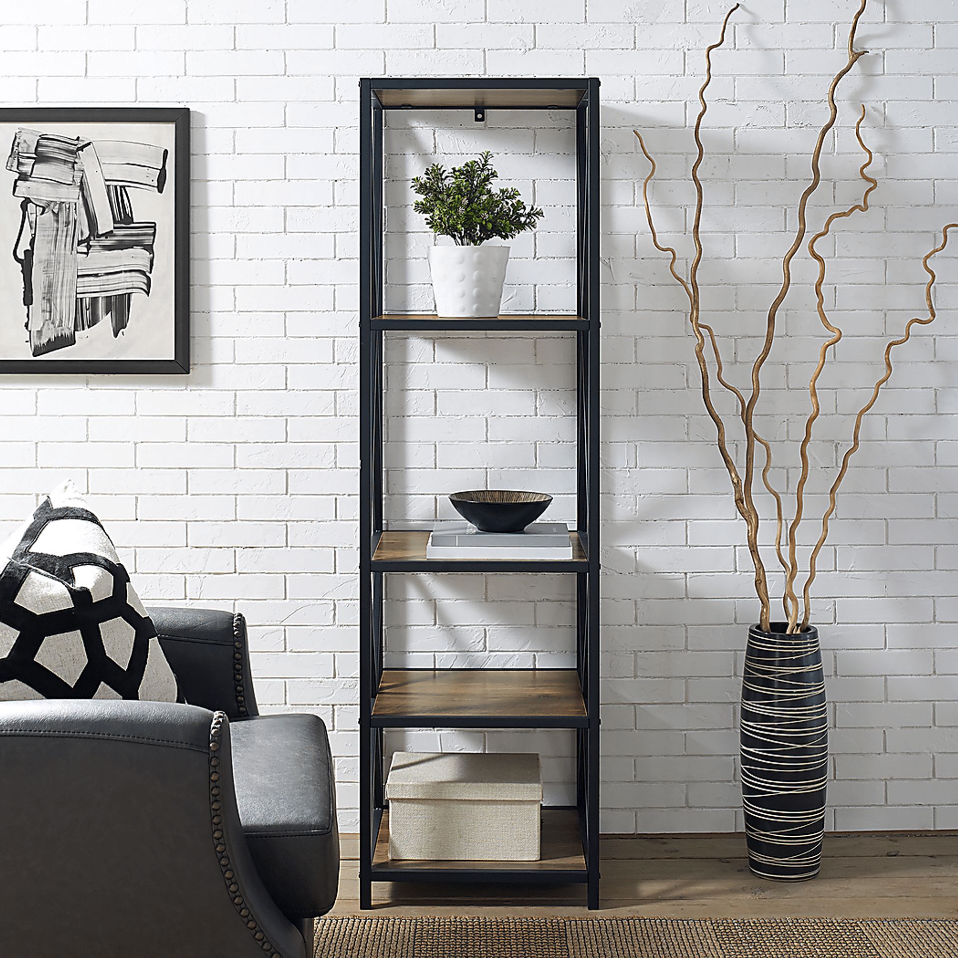 Shelley's Crossing Oak Bookcase - Image 4