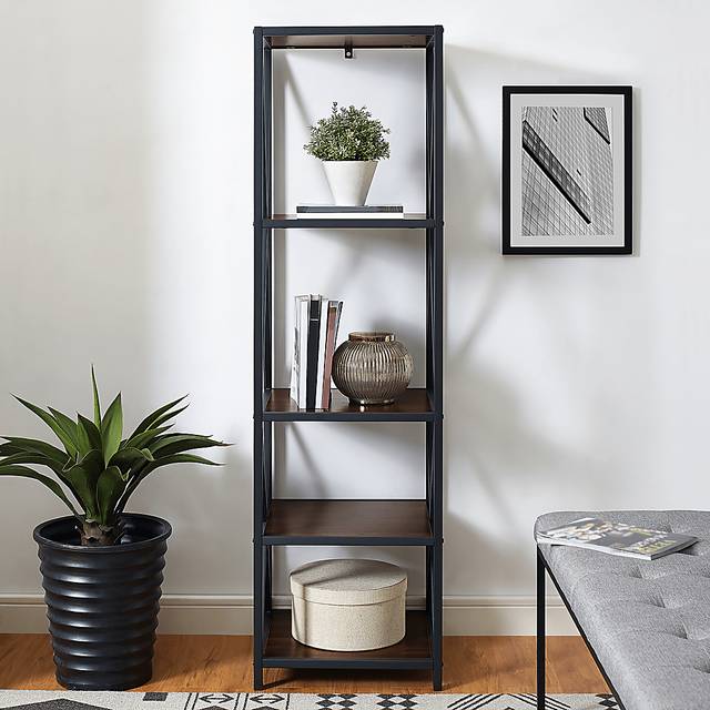Shelley's Crossing Walnut Bookcase - Thumbnail - Image 4
