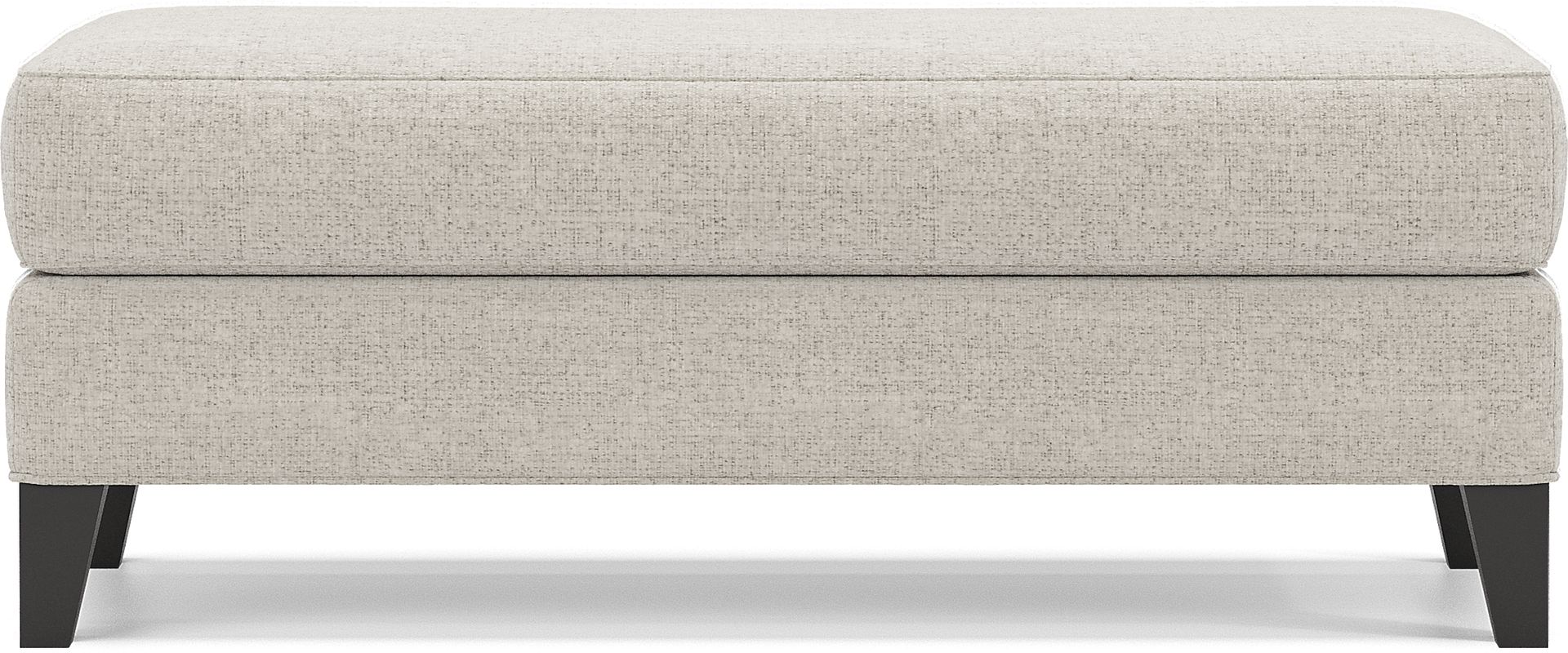 Shelton Ivory Ottoman - Image 2