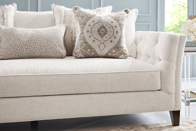 Shelton Ivory Sleeper Sofa - Thumbnail - Image 3