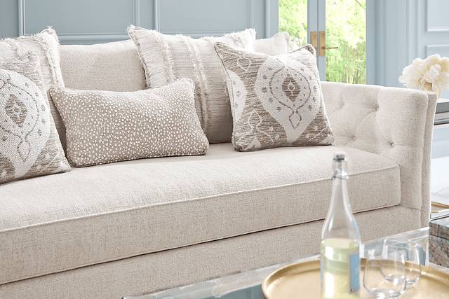 Shelton Ivory Sleeper Sofa - Thumbnail - Image 4