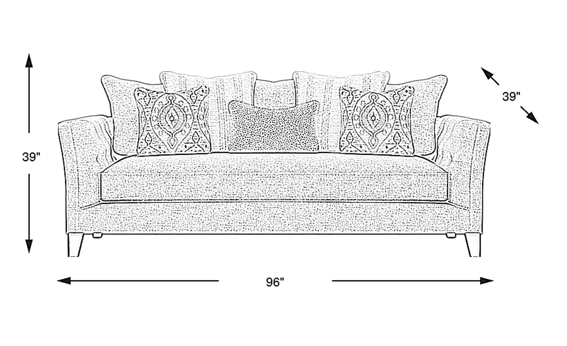 Dimension Image. Please refer to the Dimension Tab on this page for dimension details.