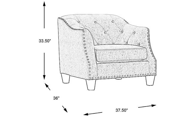 Dimension Image. Please refer to the Dimension Tab on this page for dimension details.