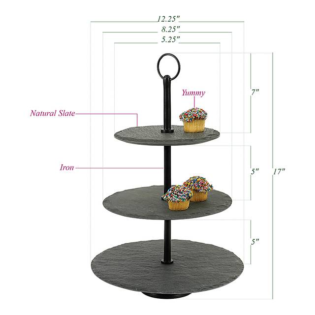 Shelwick Black Round Tray - Thumbnail - Image 4