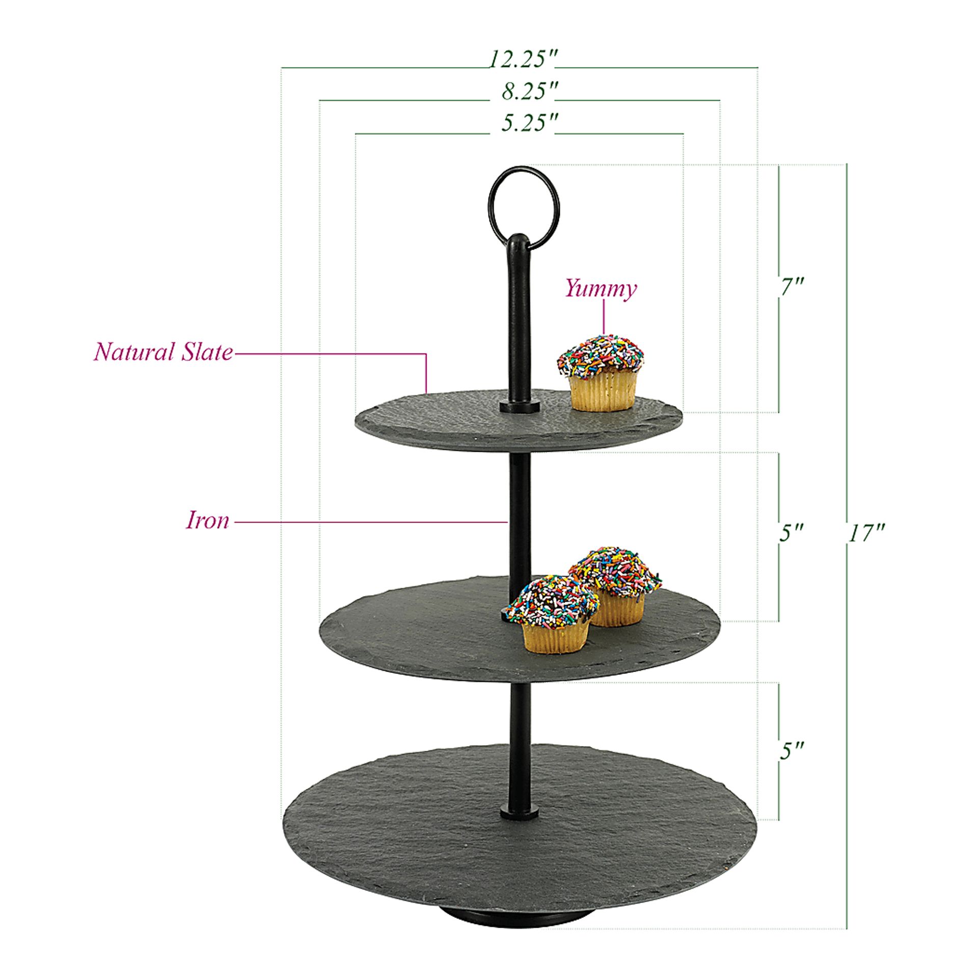 Shelwick Black Round Tray - Image 4