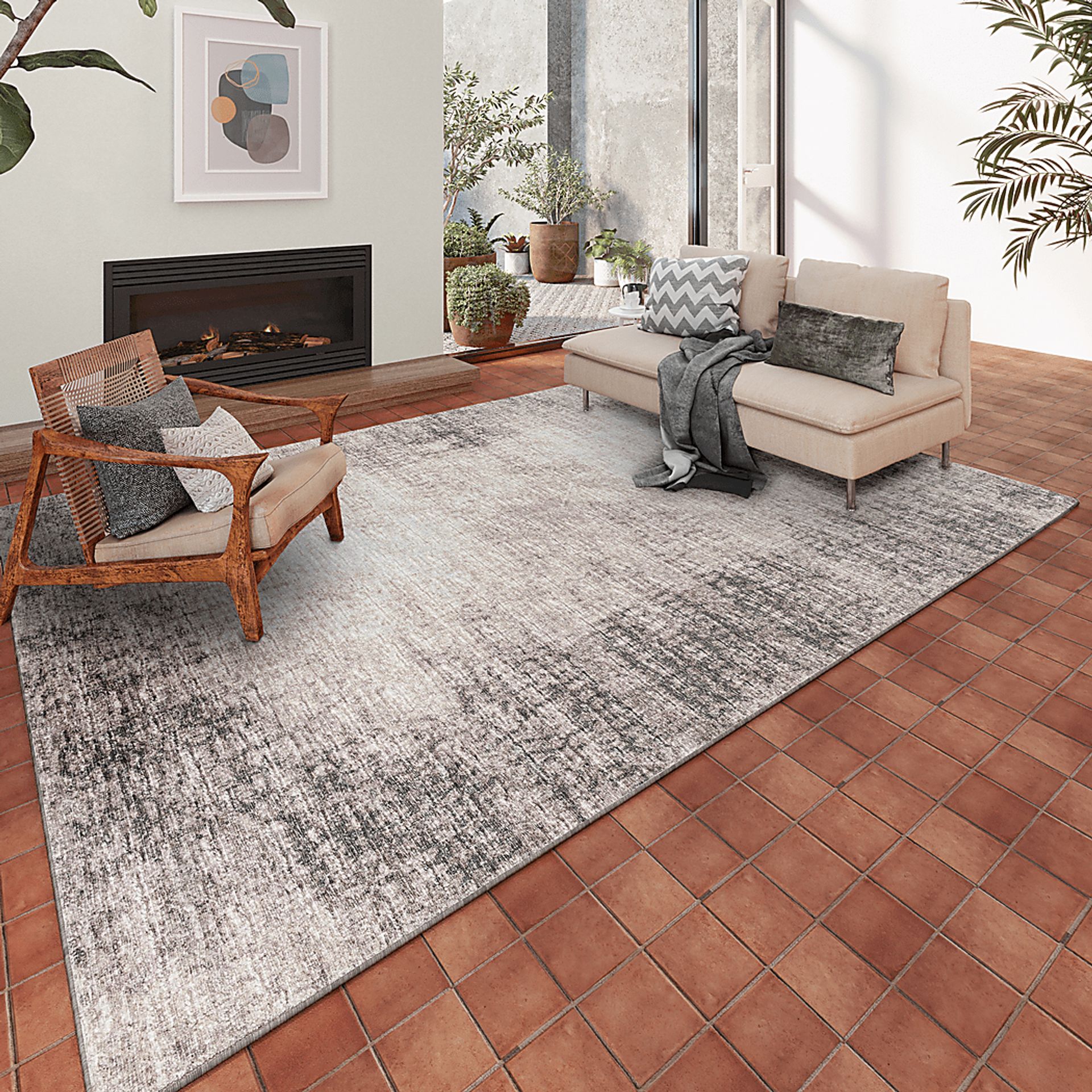 Shemtove Beige 5' x 8' Rug - Image 2