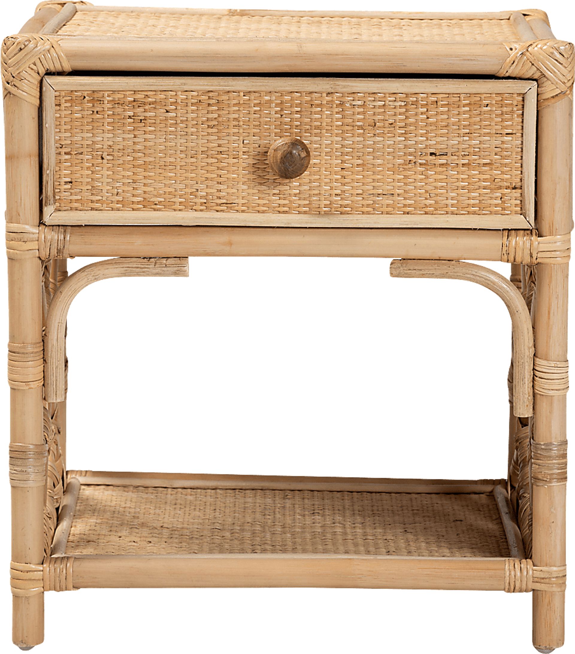 Shenela Brown Nightstand - Image 4
