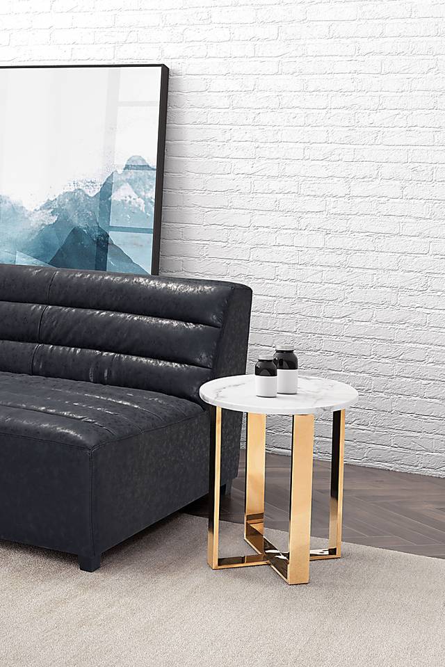 Shenley Trace White End Table - Thumbnail - Image 2