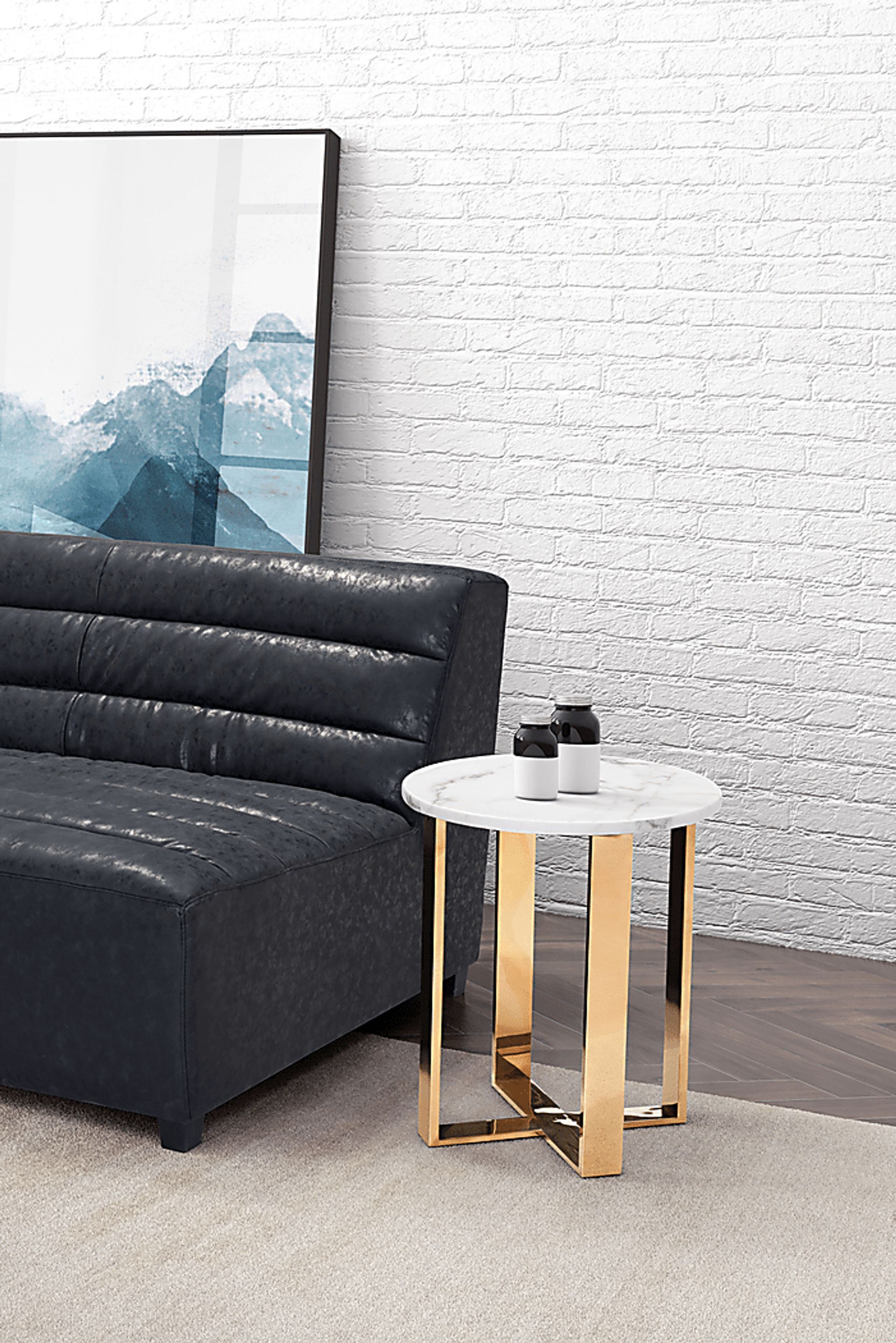 Shenley Trace White End Table - Image 2
