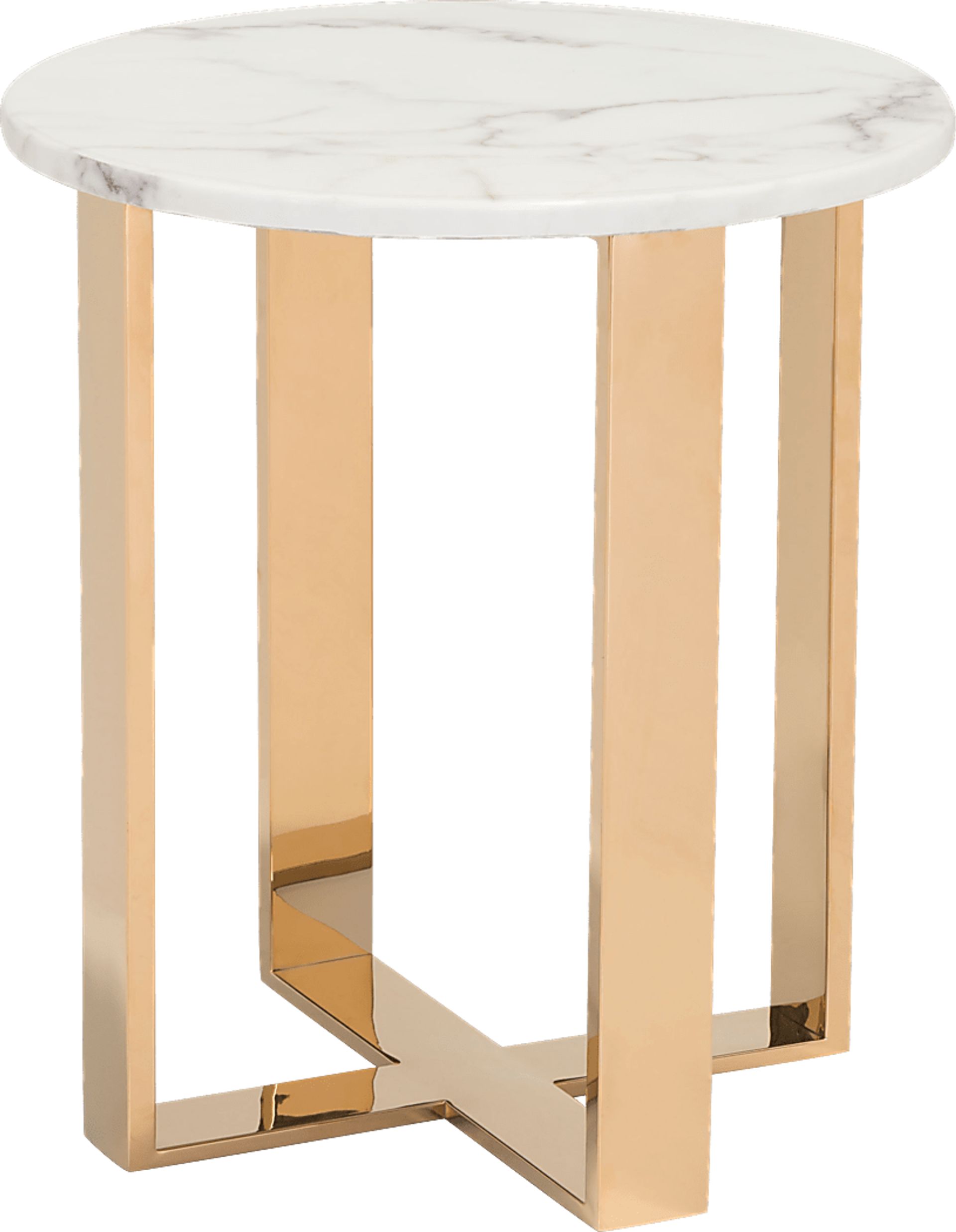 Shenley Trace White End Table - Image 1