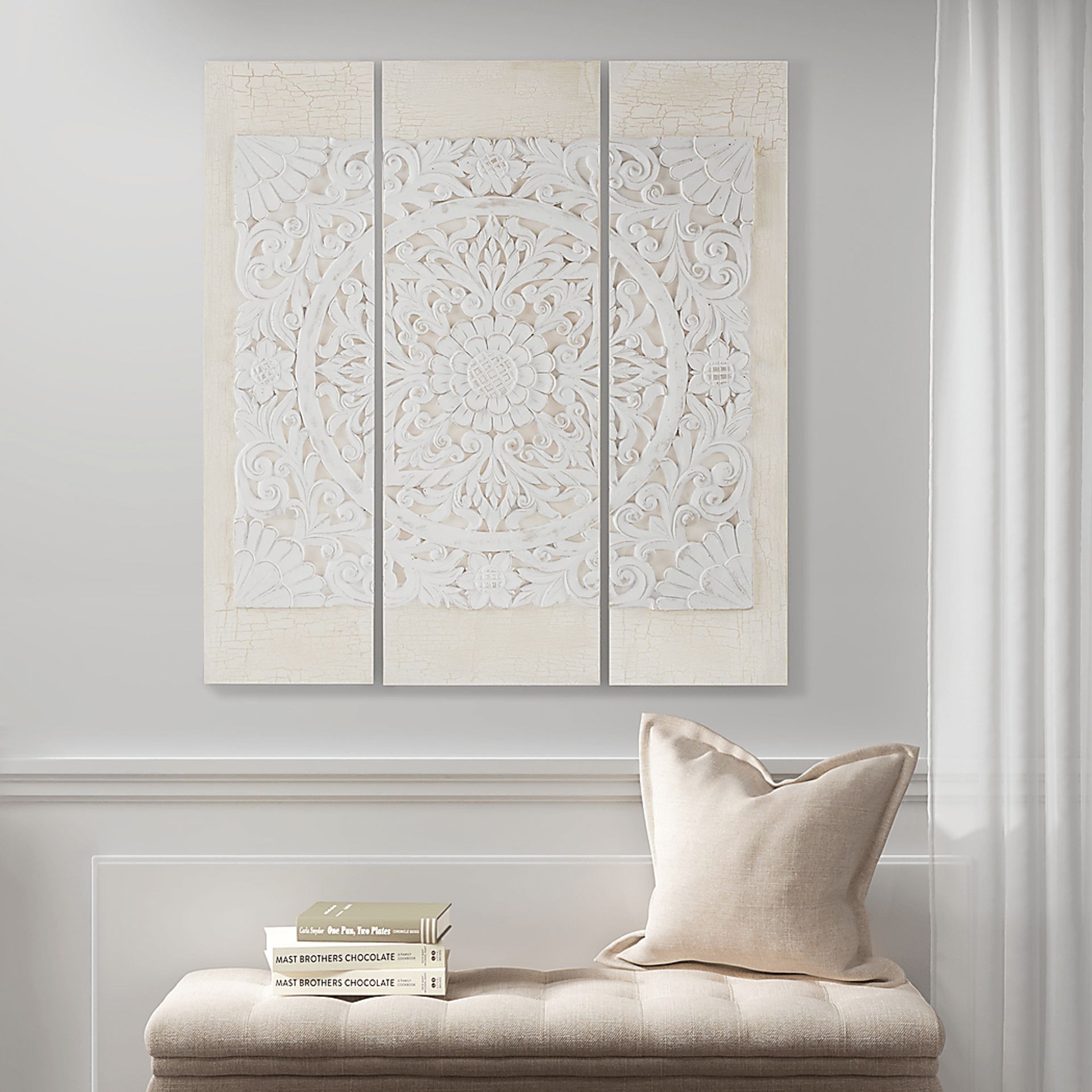 Shenma Off-White Artwork, Set of 3 - Image 6