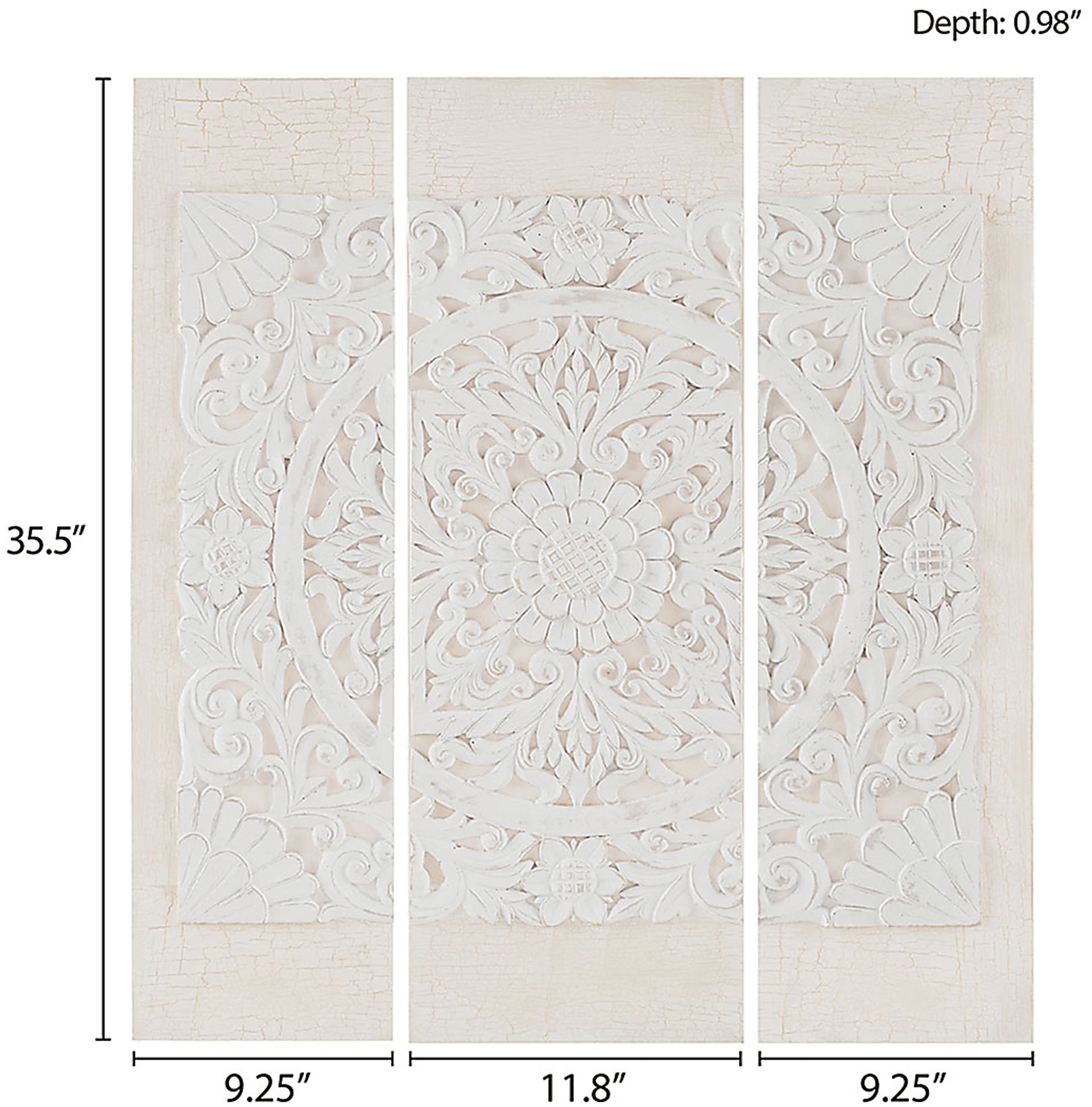Shenma Off-White Artwork, Set of 3 - Image 8