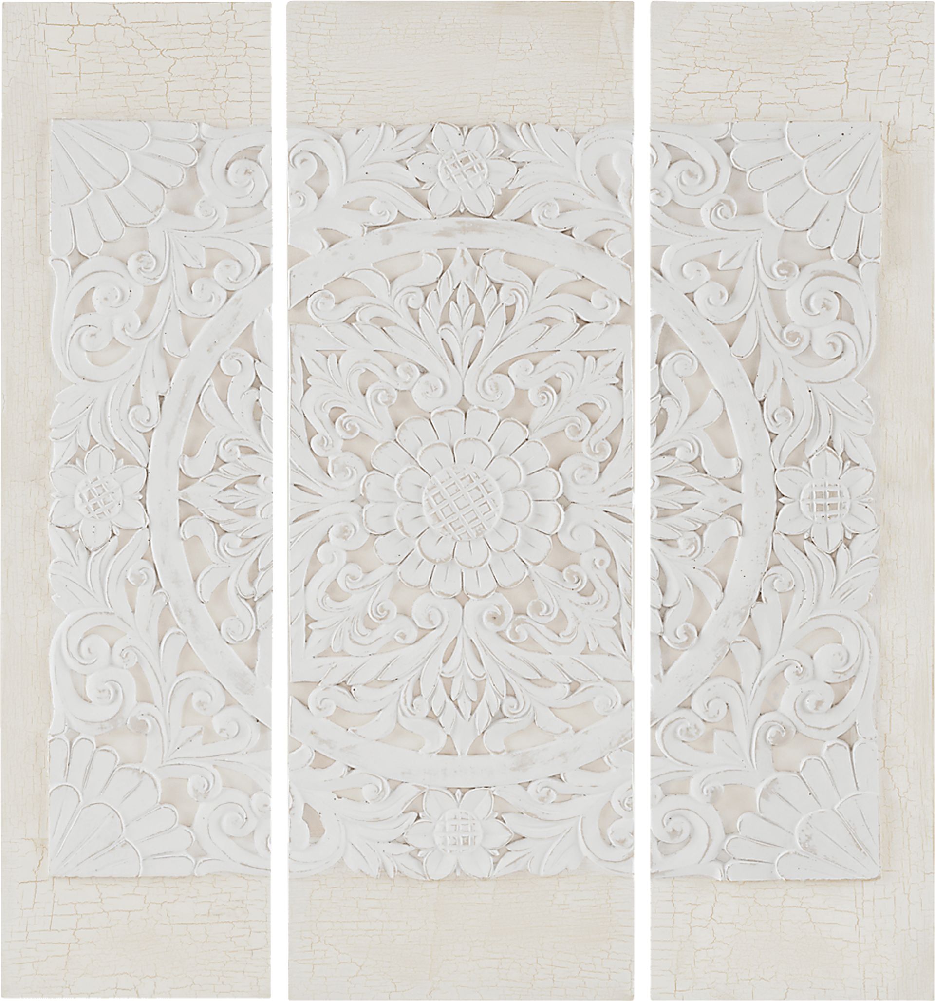 Shenma Off-White Artwork, Set of 3 - Image 1