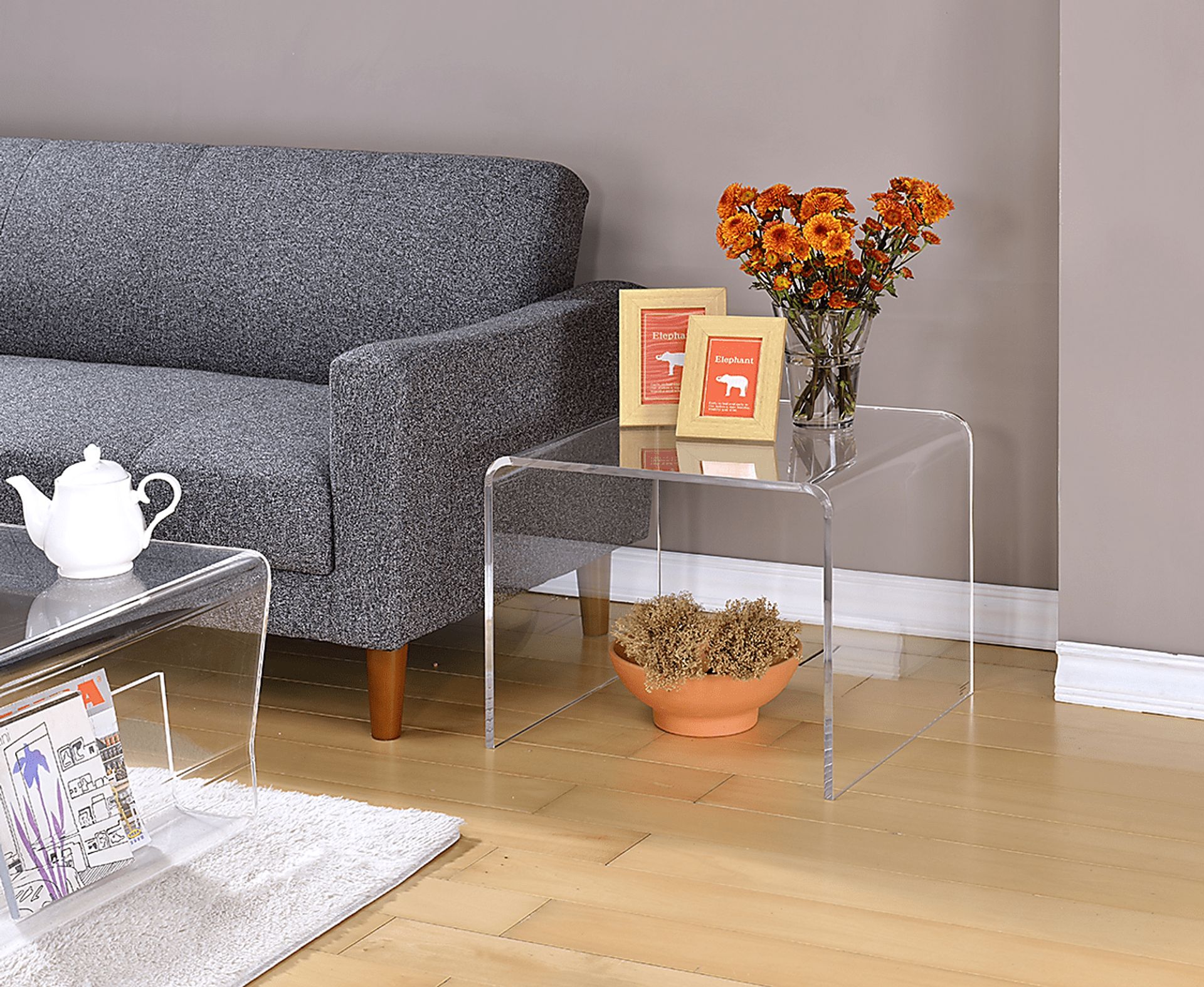 Shepdal Clear End Table - Image 3