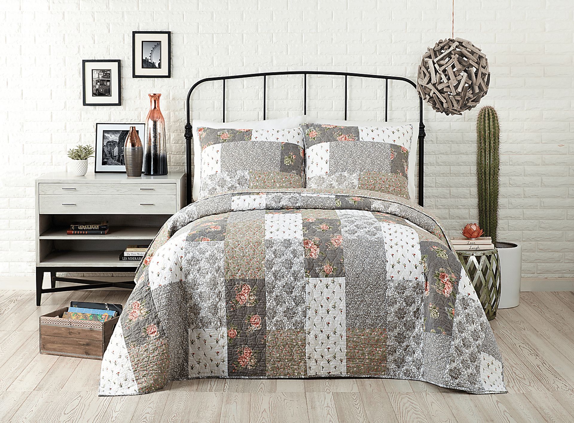 Sheraline Gray Decorative Pillow - Image 2