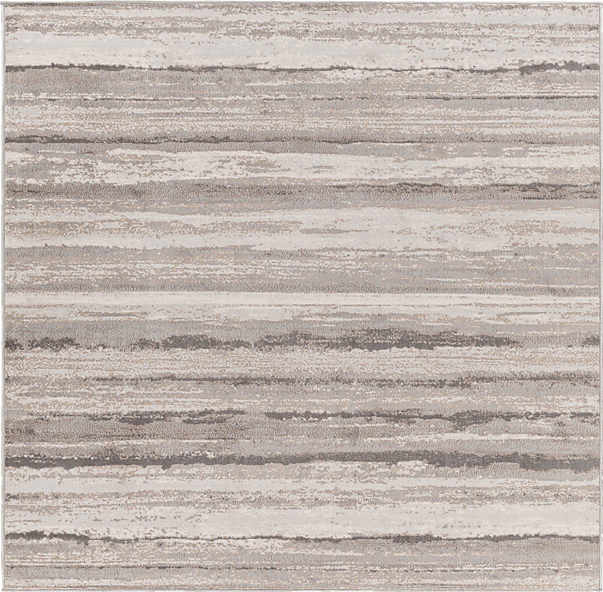 Sherbon III Gray 6'7 Square Rug - Image 1