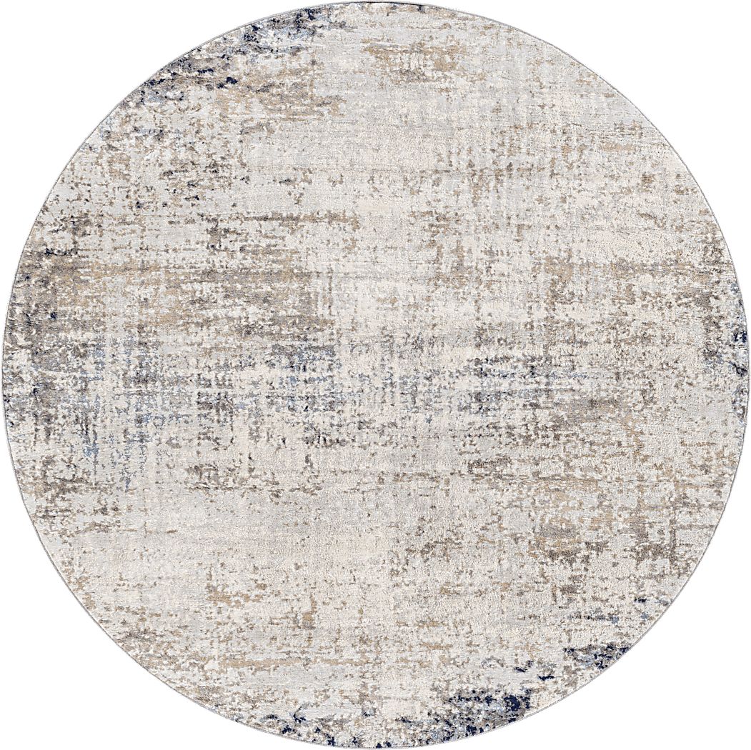 Sherbon IV Gray 6'7 Round Rug
