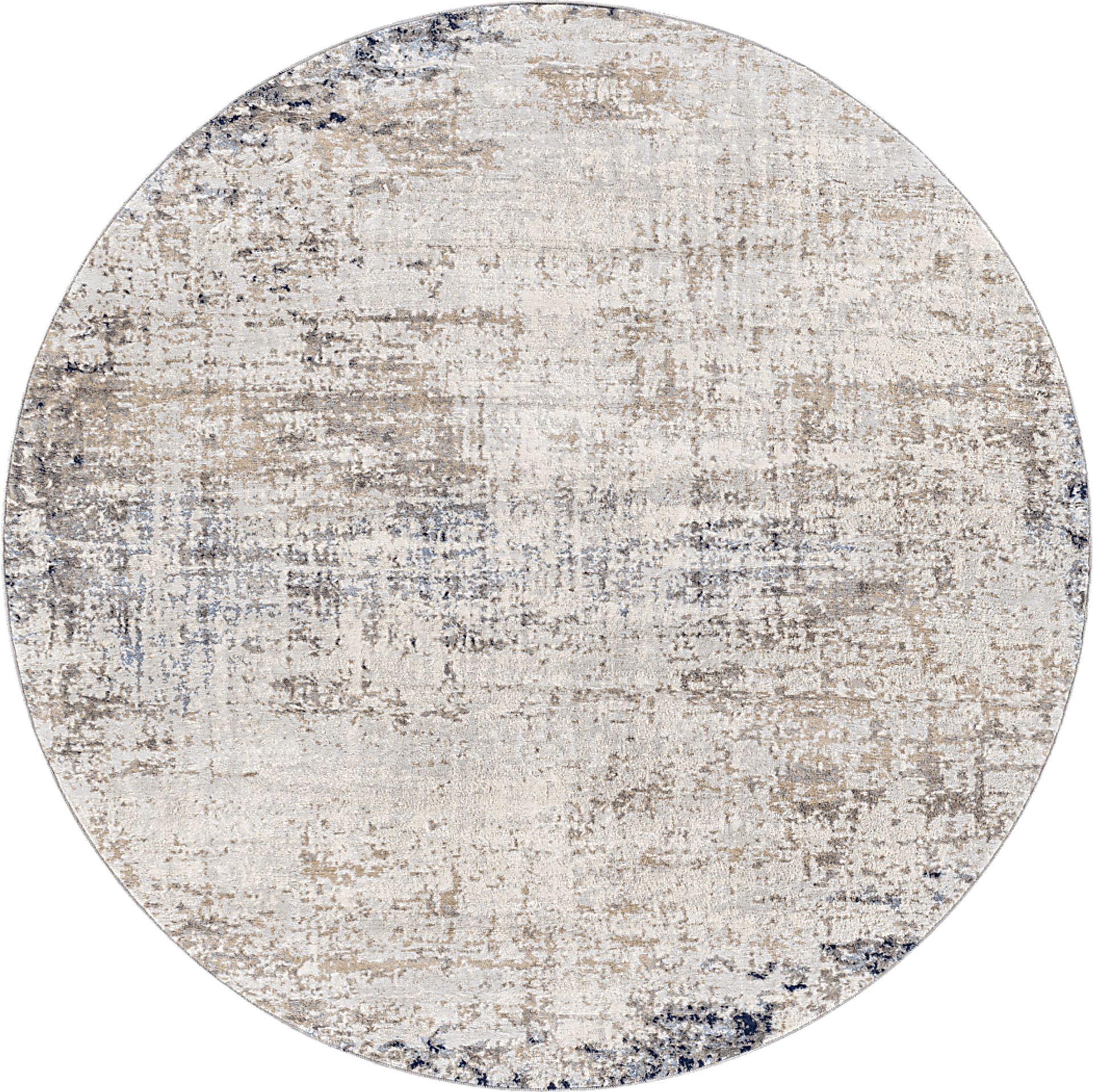 Sherbon IV Gray 6'7 Round Rug - Image 1