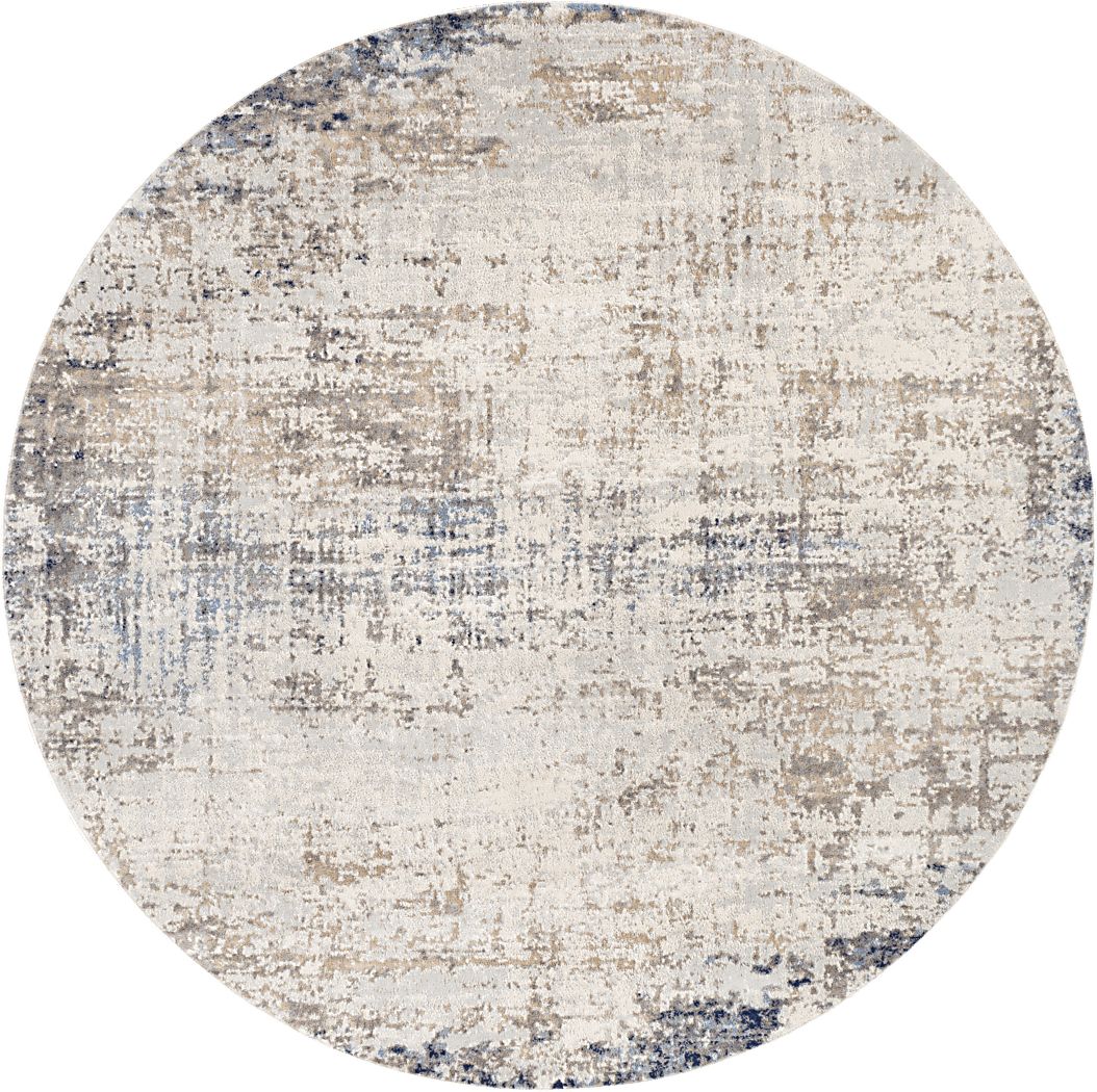 Sherbon IV Gray 7'10 Round Rug