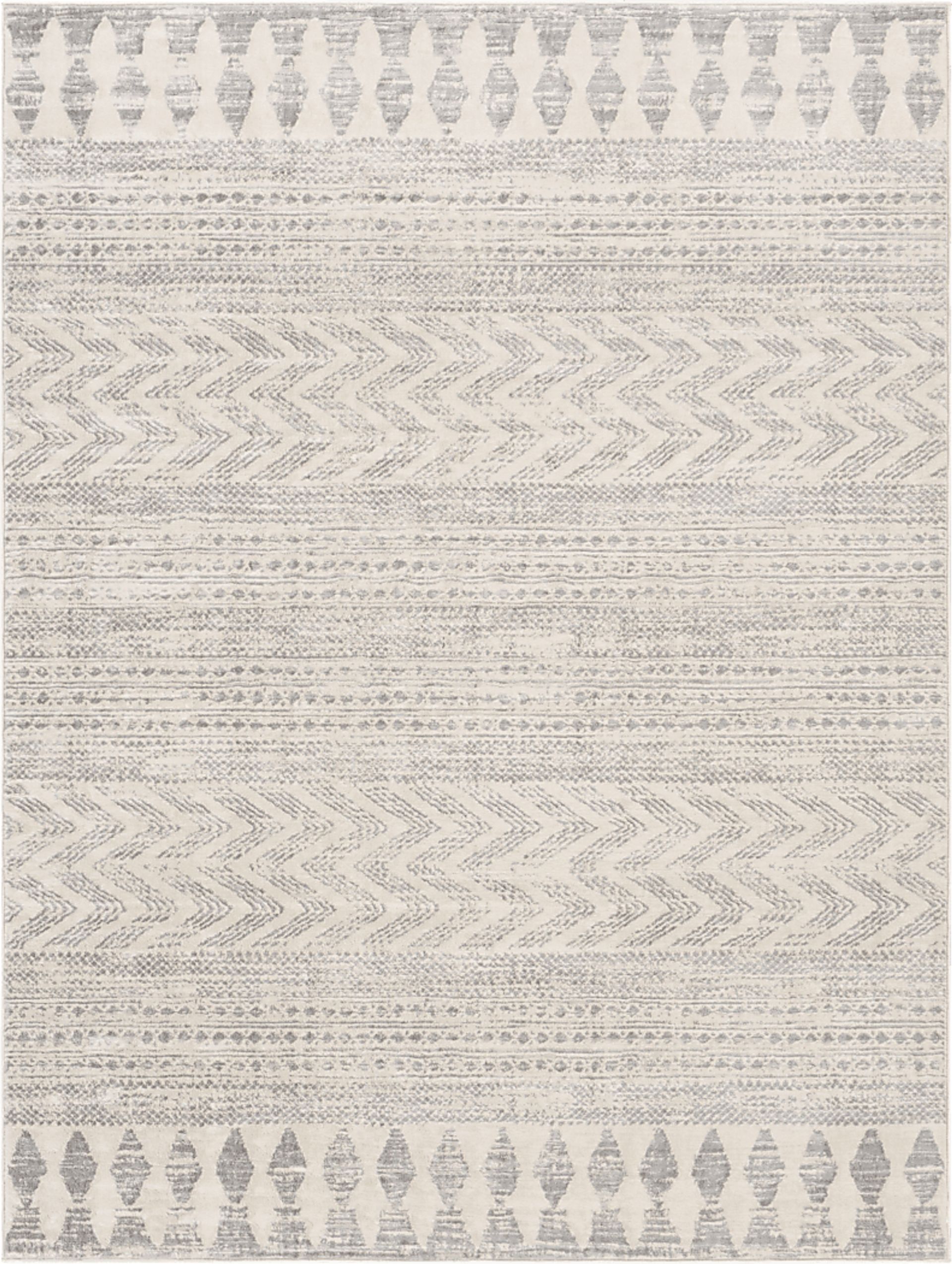 Sherbon V Off-White 5'3 x 7'1 Rug - Image 1