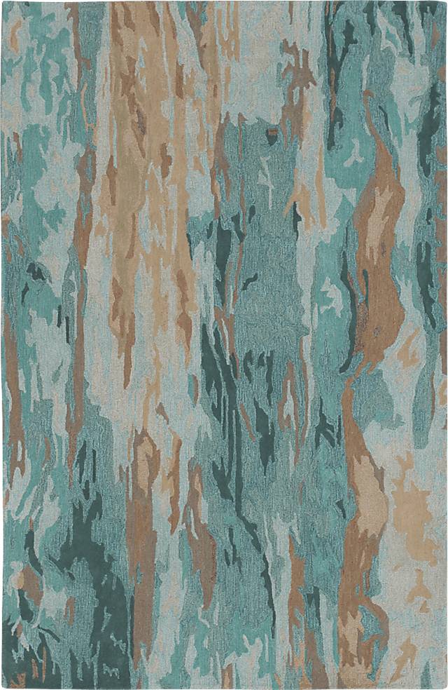 Sherburn Blue 7'6 x 9'6 Rug - Thumbnail - Image 1