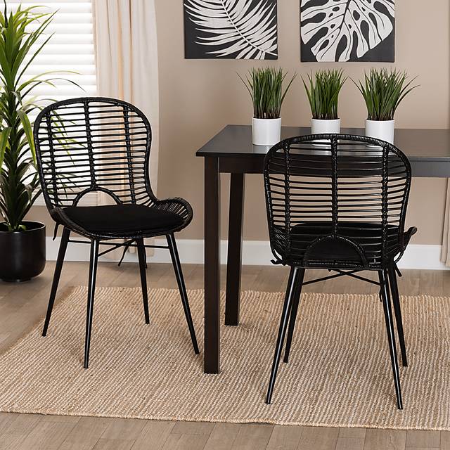 Sherburne Black Dining Chair, Set of 2 - Thumbnail - Image 2