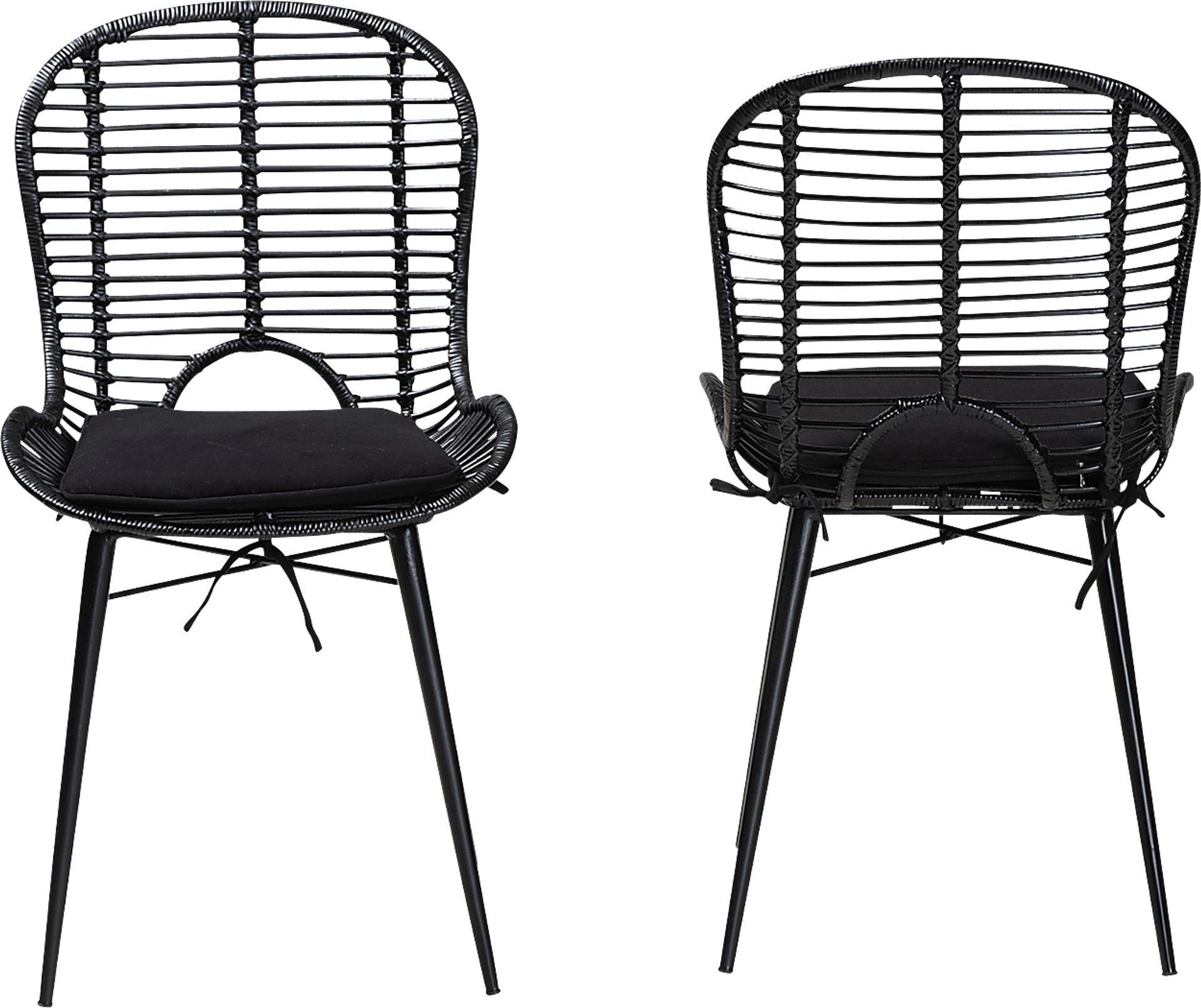 Sherburne Black Dining Chair, Set of 2 - Image 3