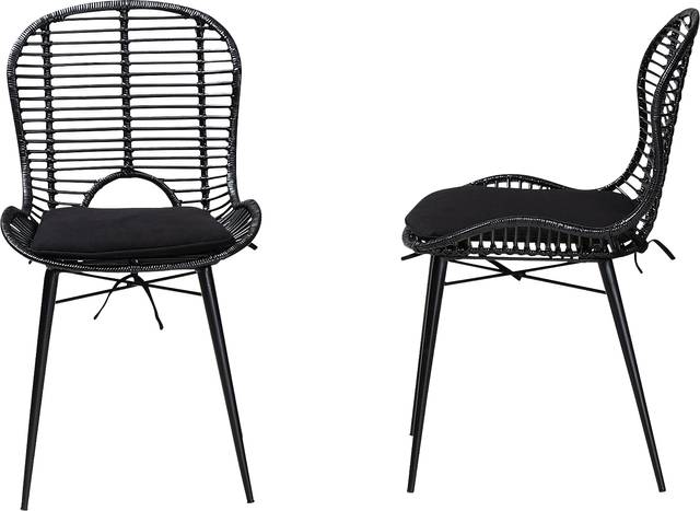 Sherburne Black Dining Chair, Set of 2 - Thumbnail - Image 4