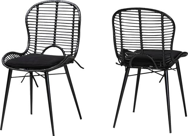 Sherburne Black Dining Chair, Set of 2 - Thumbnail - Image 1