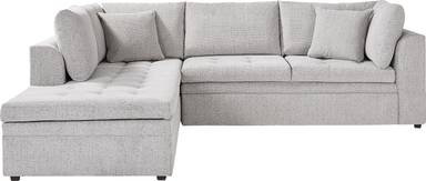 2 pc left arm sleeper sectional