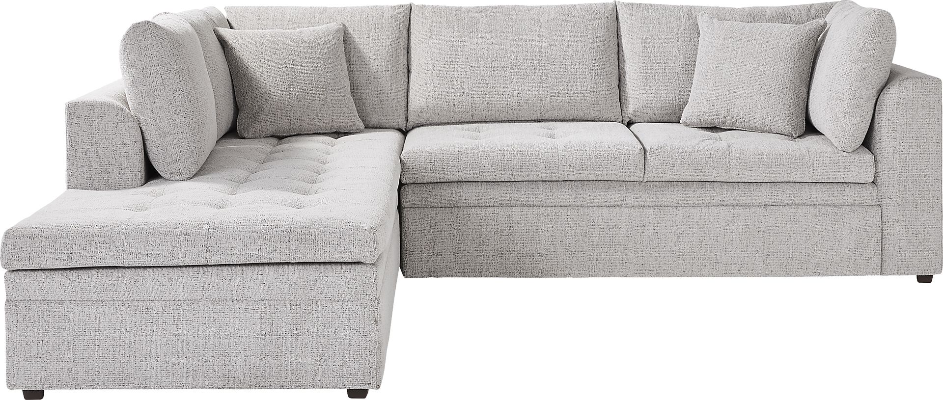 Sheridan Place Gray 2 Pc Sleeper Sectional - Image 1