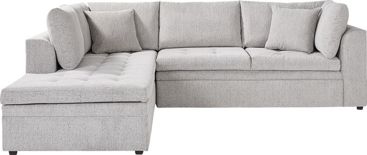 2 pc left arm sleeper sectional