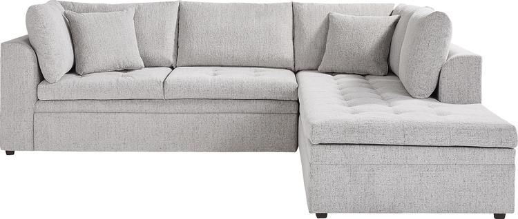 2 pc right arm sleeper sectional