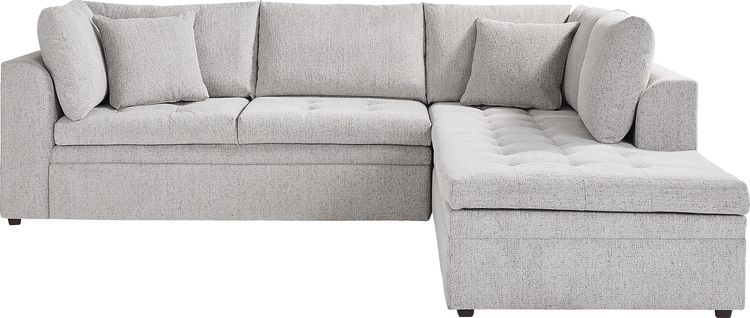 2 pc right arm sleeper sectional
