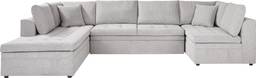 3 pc left arm sleeper sectional