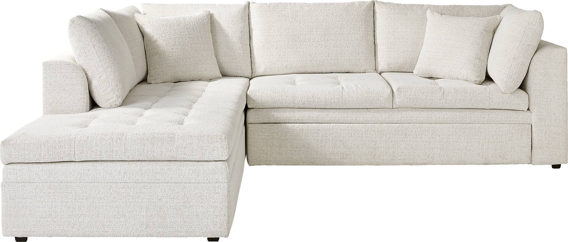 2 pc left arm sleeper sectional