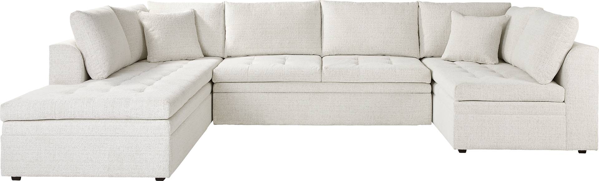 3 pc left arm sleeper sectional
