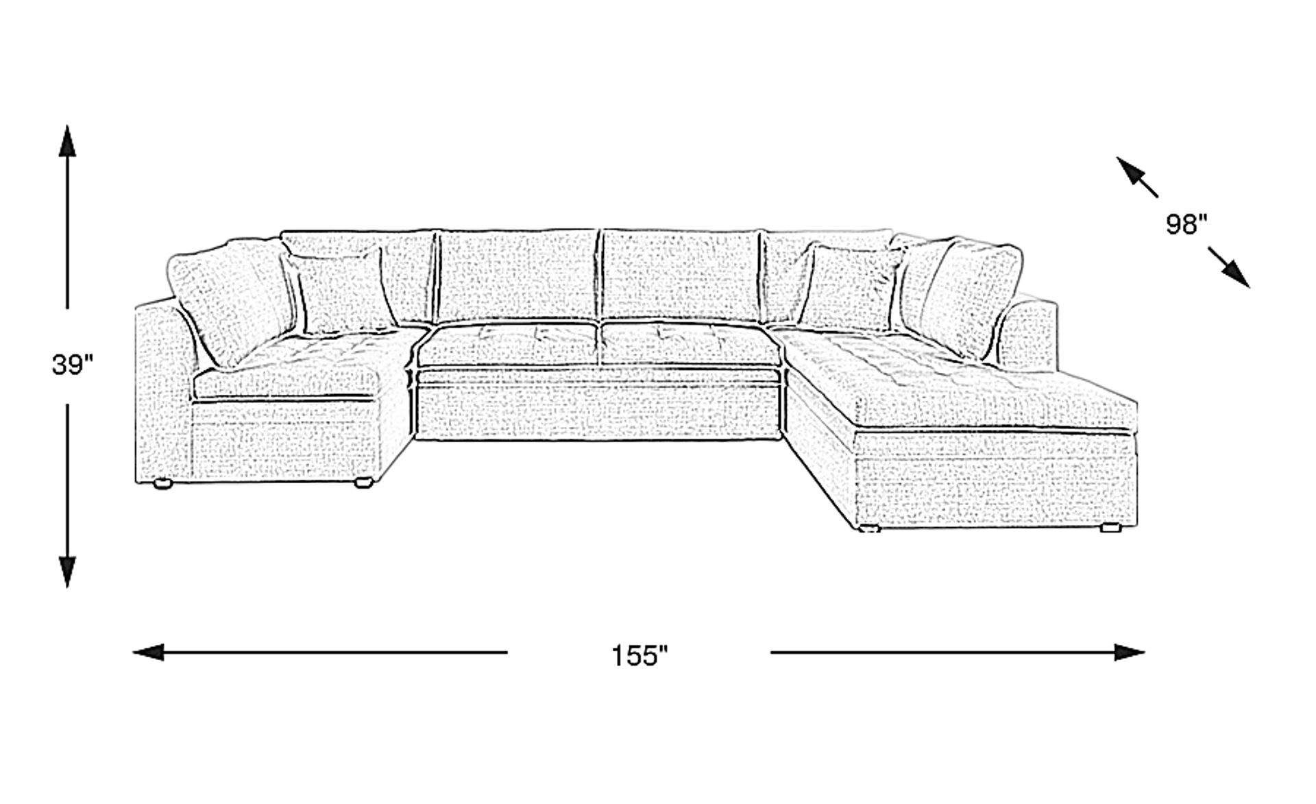Dimension Image. Please refer to the Dimension Tab on this page for dimension details.