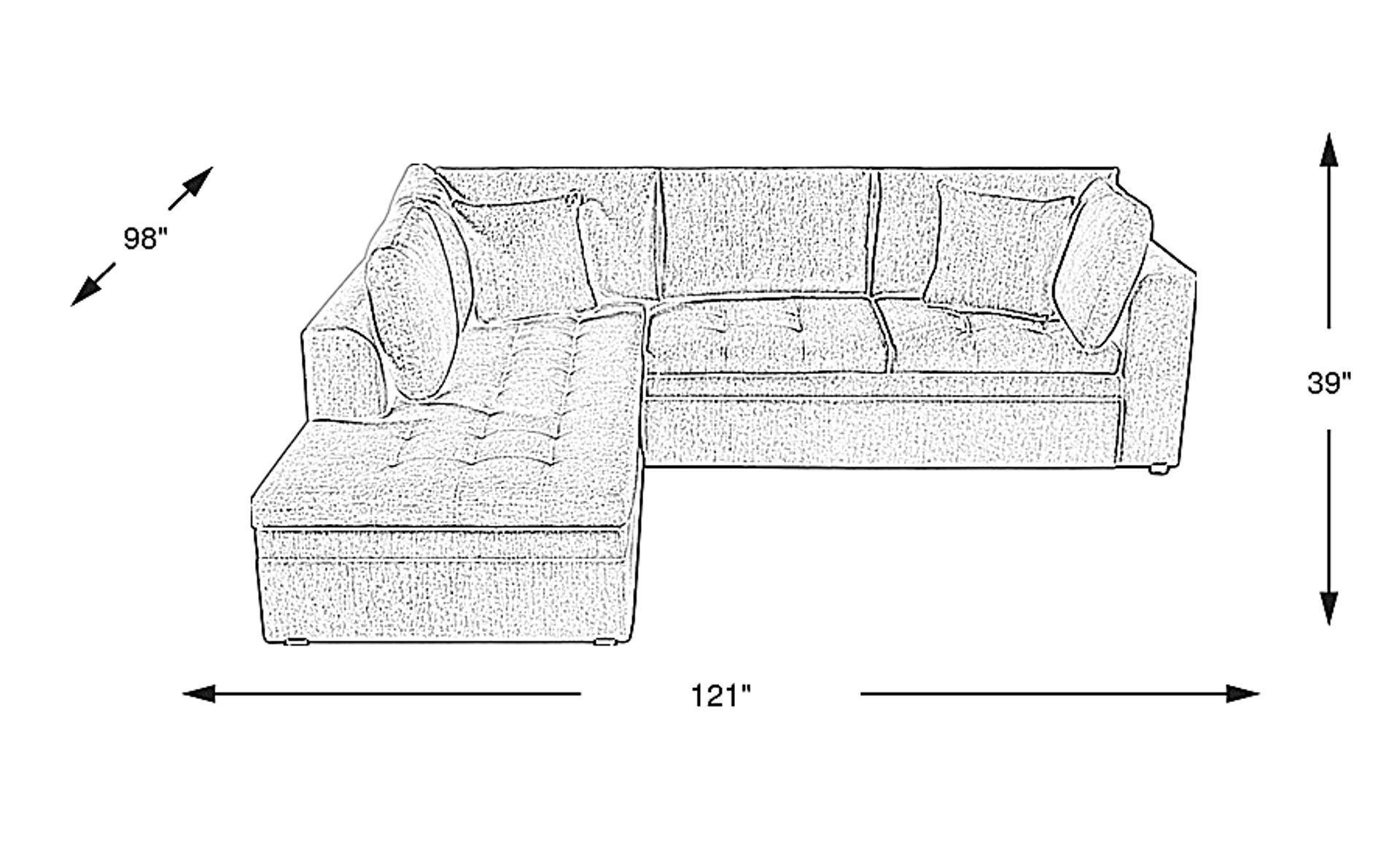 Dimension Image. Please refer to the Dimension Tab on this page for dimension details.