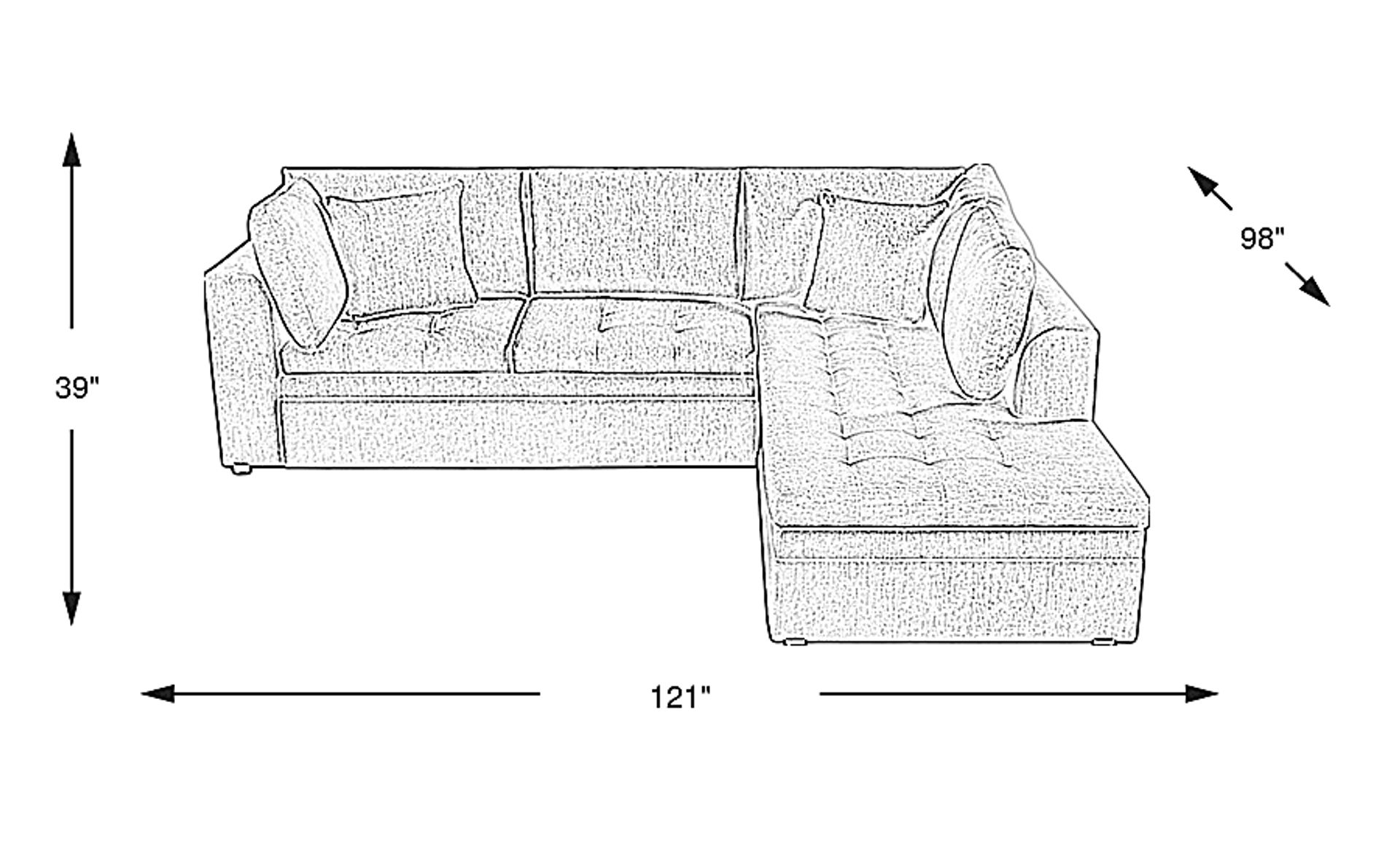 Dimension Image. Please refer to the Dimension Tab on this page for dimension details.