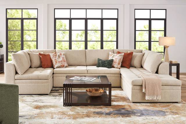 Sheridan Place Putty 3 Pc Sectional - Thumbnail - Image 2