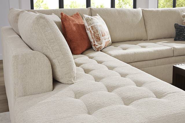 Sheridan Place Putty 3 Pc Sleeper Sectional - Thumbnail - Image 4