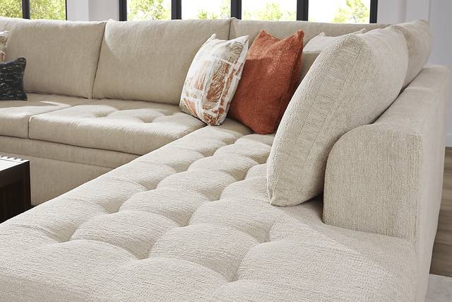 Sheridan Place Putty 3 Pc Sleeper Sectional - Thumbnail - Image 4