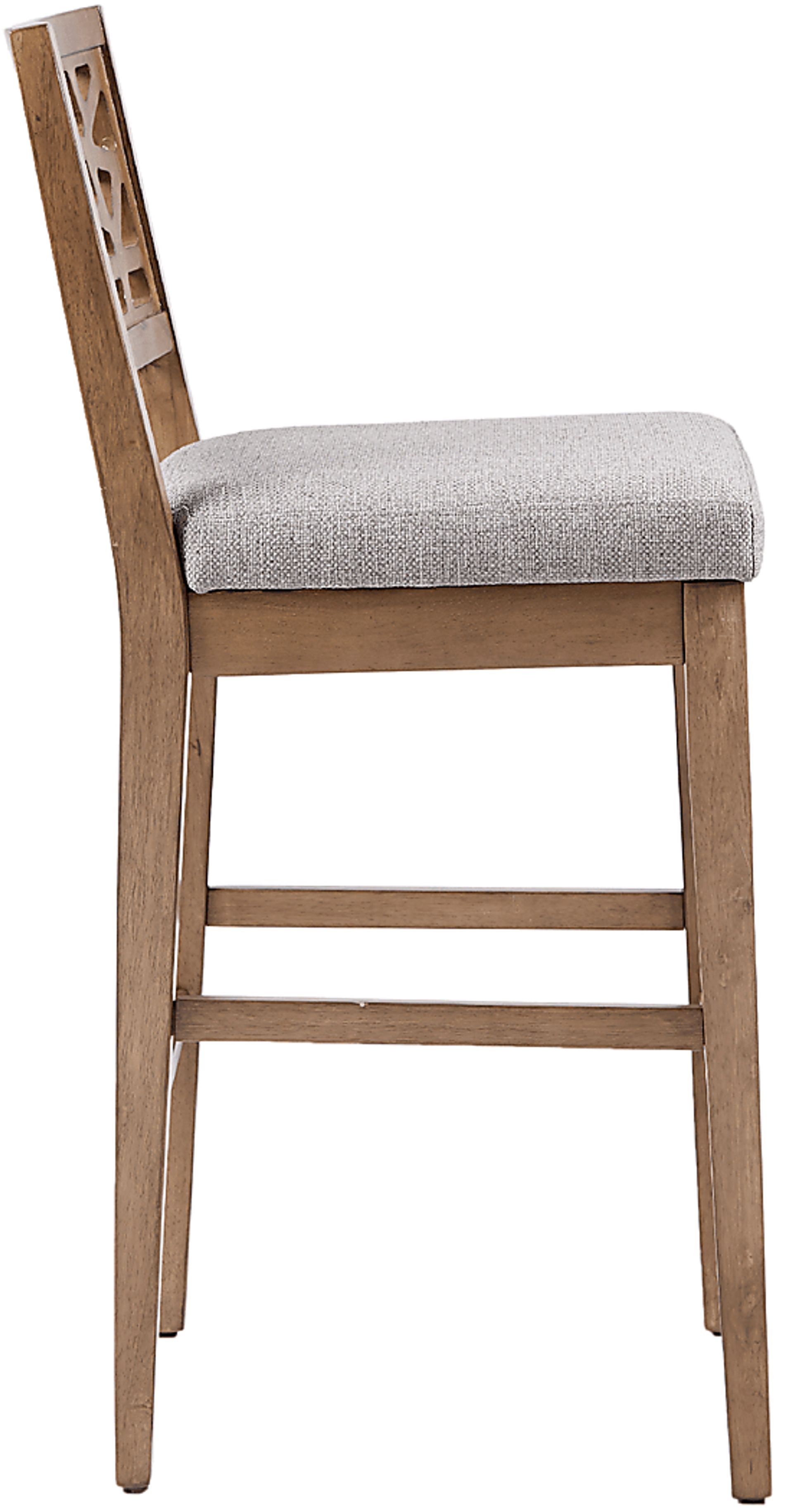 Sherina Gray Barstool - Image 3