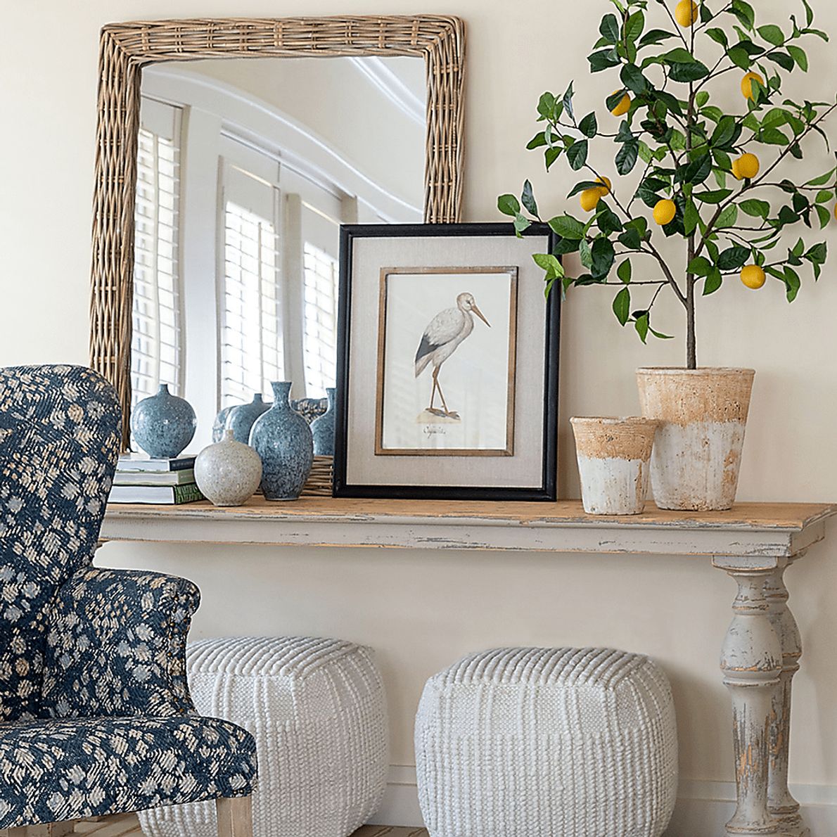 Sherley Brown Wall Mirror