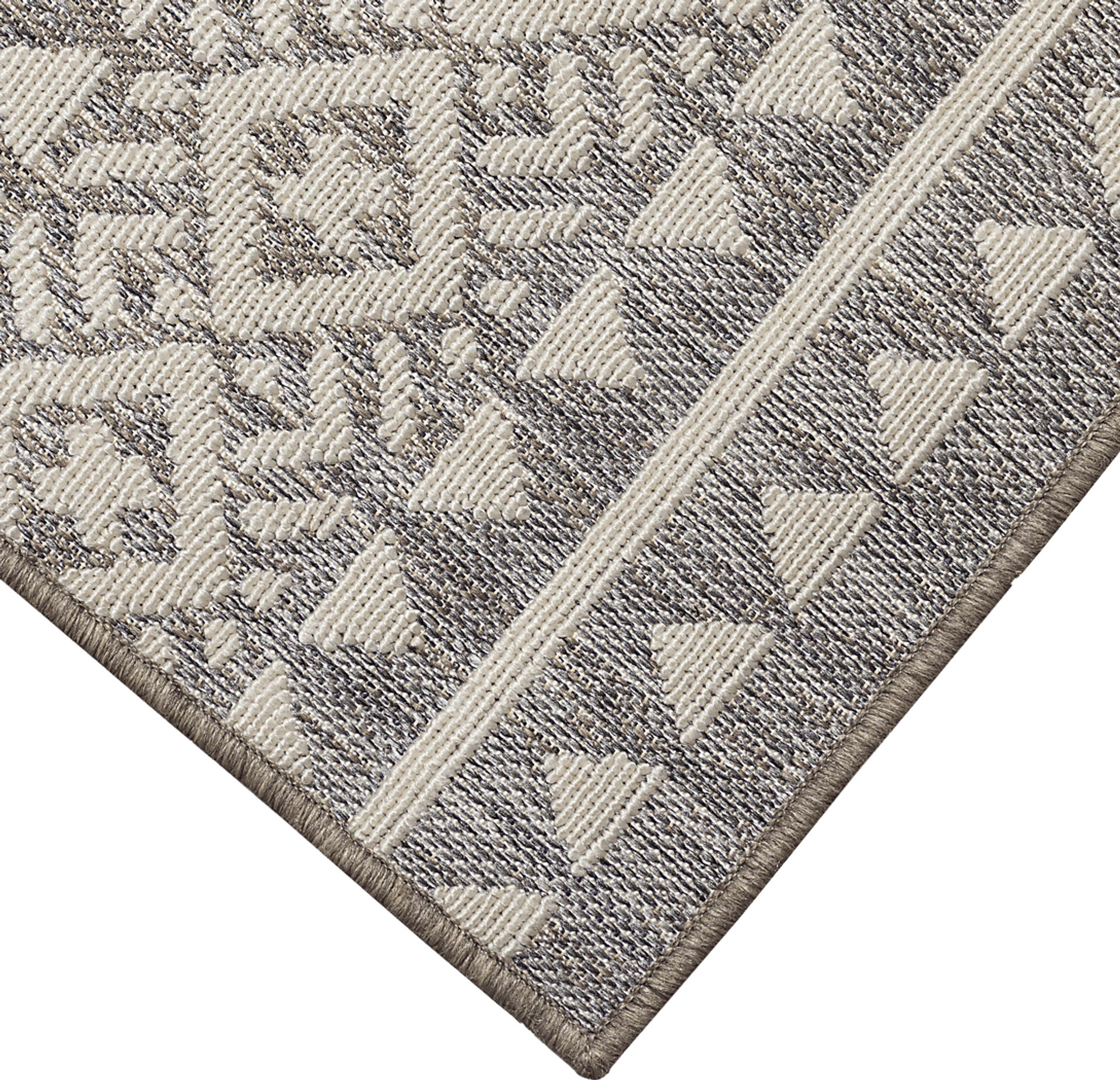 Sherrich Gray 7'10 x 9'10 Indoor/Outdoor Rug - Image 7